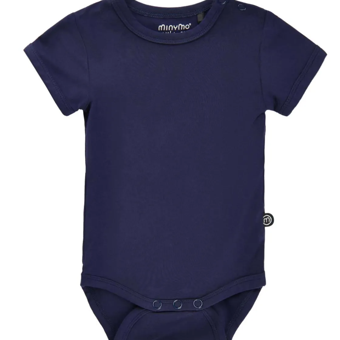 Best kortermet body i bambus, Dark Navy Kort | Kortermet Baby Gutt