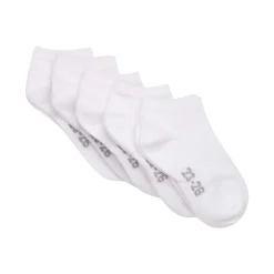 Outlet 5-pack ankelsokker til barn, White Sokker Jente 8- 16 År | Sokker Jente