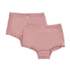 Outlet 2-pack hipster i bambus til barn, Misty Rose Undertøy Jente 8-16 År | Undertøy Jente