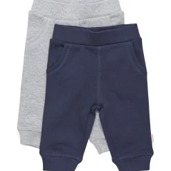 Outlet 2-pack joggebukse til baby, Dark Navy Bukser & Tights Baby Jente | Bukser Baby Gutt