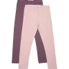 Clearance 2-pack leggings til barn, Misty Rose Bukser Jente 8-16 År | Bukser Baby Gutt