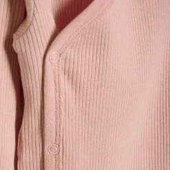 Clearance Rib omslagsbody, Misty Rose Bodyer Baby Jente