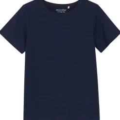 Hot t-skjorte i bambus til barn, Dark Navy T-skjorte Jente 8-16 År | T-skjorte Gutt 8-16 År