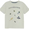 Discount t-skjorte til barn m/print, Sea Foam T-skjorter Gutt