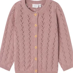 Discount Banni cardigan til barn og baby, deauville mauve Penklær Jente | Penklær Baby Gutt