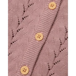Discount Banni cardigan til barn og baby, deauville mauve Penklær Jente | Penklær Baby Gutt