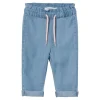 Online Bella 4556 baggy jeans til baby, light blue denim Bukser & Tights Baby Jente | Bukser Baby Gutt