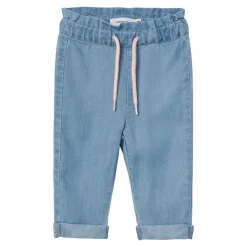 Online Bella 4556 baggy jeans til baby, light blue denim Bukser & Tights Baby Jente | Bukser Baby Gutt