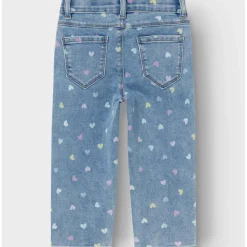 New Bella 3555 mom jeans til småbarn, medium blue Bukser & Tights Jente | Bukser & Tights Baby Jente