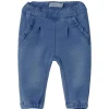 Clearance Bella 6101 myke jeans til baby, Medium Blue Bukser & Tights Baby Jente | Bukser Baby Gutt