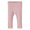 Clearance Kab ribb leggings til baby, deauville mauve Bukser & Tights Baby Jente | Bukser Baby Gutt