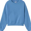 Sale Kalisse sweatshirt til barn, silver lake blue Gensere Jente 8-16 År | Gensere & Overdeler Gutt