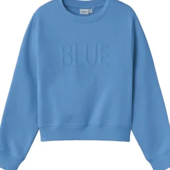 Sale Kalisse sweatshirt til barn, silver lake blue Gensere Jente 8-16 År | Gensere & Overdeler Gutt