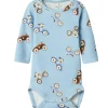 Online Kar body, chambray blue Bodyer Baby Jente | Bodyer Baby Gutt