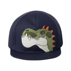 Clearance Monte Gigantosaurus caps, dark sapphire Caps Barn | Solhatter Baby