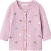 Outlet Nbfbilili strikket cardigan til baby, Winsome Orchid Penklær Jente | Penklær Baby Gutt