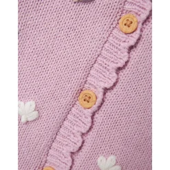 Outlet Nbfbilili strikket cardigan til baby, Winsome Orchid Penklær Jente | Penklær Baby Gutt