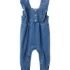 Best Nbfdonna denim overall til baby, Medium Blue Denim Penklær Baby Jente | Penklær Baby Gutt