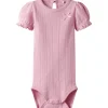 New Nbfhappy kortermet body, Cameo Pink Penklær Baby Jente | Penklær Baby Gutt