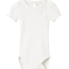 Online Nbfhappy kortermet body, Cloud Dancer Penklær Jente | Penklær Baby Jente