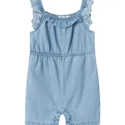 Clearance Nbfhill jumpsuit til baby, Light Blue Denim Penklær Jente | Penklær Baby Jente