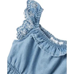 Clearance Nbfhill jumpsuit til baby, Light Blue Denim Penklær Jente | Penklær Baby Jente