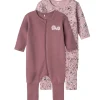 Best Nbfnightsuit 2-pack heldress/pyjamas, Grape Shake Heldresser & Pyjamaser Jente