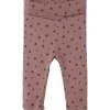 Fashion Nbfnoella leggings til baby, Twilight Mauve Bukser & Tights Baby Jente | Bukser Baby Gutt