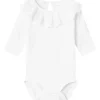 Clearance Nbfrilda body, Bright White Juleantrekk Til Baby Jente | Penklær Baby Jente