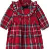 New Nbfrosi kjole til baby, Jester Red Juleantrekk Til Baby Jente | Penklær Baby Jente