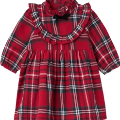 New Nbfrosi kjole til baby, Jester Red Juleantrekk Til Baby Jente | Penklær Baby Jente