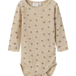 Hot Nbfwang Rib body i ull m/hjerter, Pure Cashmere Ullbody Og Ullgensere Baby | Ullbodyer Baby Jente