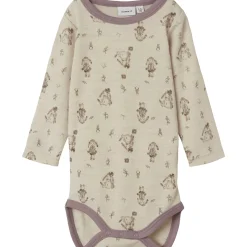 Outlet Nbfwillos body i ull, Peyote Melange Ullbody Og Ullgensere Baby | Ullbodyer Baby Jente