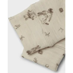 Best Nbfwillos leggings i ull til baby, Peyote Melange Ullbukser Baby | Ullbukser Gutt 3-10 År