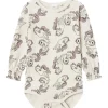 New Nbfwuppo body i ull/bomull, Lilac Ash Ullbody Og Ullgensere Baby | Ullbodyer Baby Jente