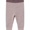 Fashion Nbfwuppo leggings i ull/bomull, Purple Dove Ullbukser Baby | Ullbukser Gutt 3-10 År