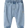 Best Nbmben myke jeans til baby, Light Blue Denim Bukser Baby Gutt