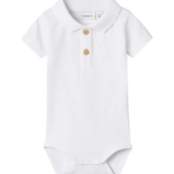 Best Nbmhofman kortermet polo body, Bright White Penklær Gutt | Skjorter Gutt