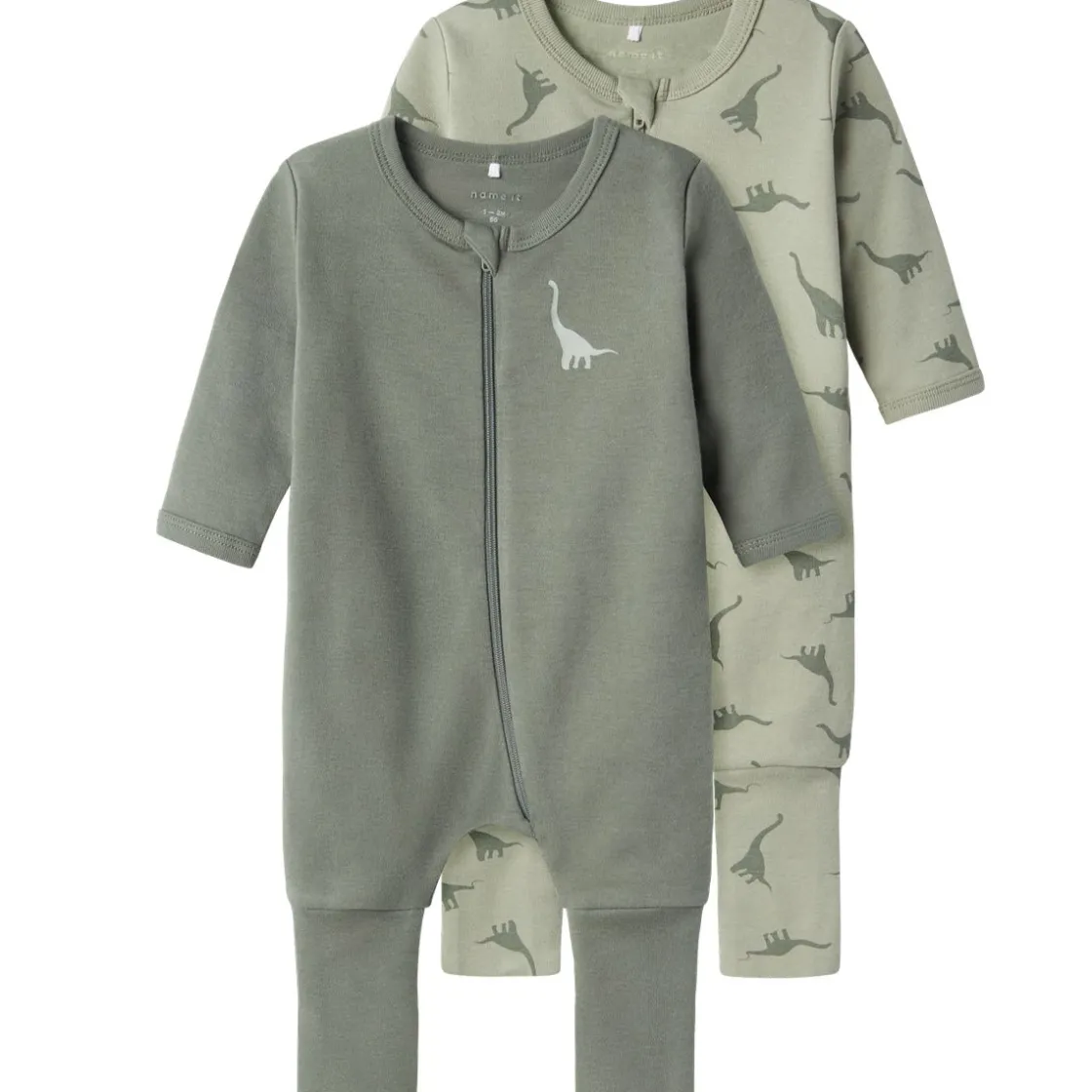 Discount Nbmnightsuit 2-pack heldress/pyjamas, Agave Green Heldresser & Pyjamaser Gutt