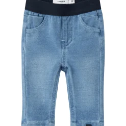 Online Nbmsilas 7025 myke jeans til baby, Light Blue Denim Bukser Baby Gutt