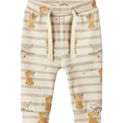New Nbmthilo joggebukse til baby, Peyote Melange Bukser Baby Gutt