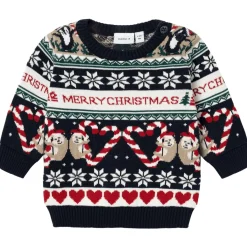 Clearance Nbnrille strikket genser til baby, Dark Sapphire Gensere & Overdeler Jente | Gensere & Overdeler Gutt