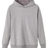 Discount Nesweat hettegenser til barn, grey melange Gensere Gutt 8-16 År | Gensere & Overdeler Gutt