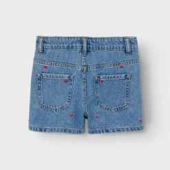 Fashion Nkfbella denim shorts til barn, Medium Blue Denim Shortser Jente 8-16 År | Shortser Baby Gutt