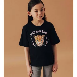 Fashion Nkfbetria t-skjorte til barn, Black T-skjorte Jente 8-16 År | T-skjorter & Singleter Jente