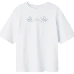 Fashion Nkfdane t-skjorte til barn, Bright White T-skjorte Jente 8-16 År | T-skjorter & Singleter Jente