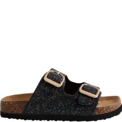 Outlet Nkfflora sandaler til barn, Black Glitter Sandaler Og Badesko