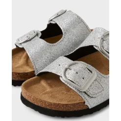 Outlet Nkfflora sandaler til barn, Silver Colour Sandaler Og Badesko