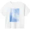 Sale Nkffogl t-skjorte til barn, Bright White T-skjorte Jente 8-16 År | T-skjorter & Singleter Jente