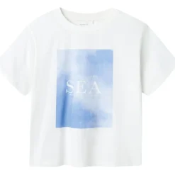 Sale Nkffogl t-skjorte til barn, Bright White T-skjorte Jente 8-16 År | T-skjorter & Singleter Jente